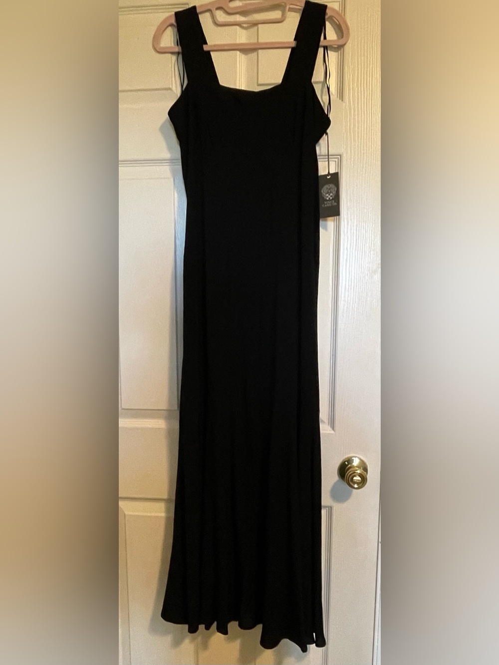 Vince Camuto Black Tiered Sleeveless Maxi Dress size XS - Picture 3 of 10